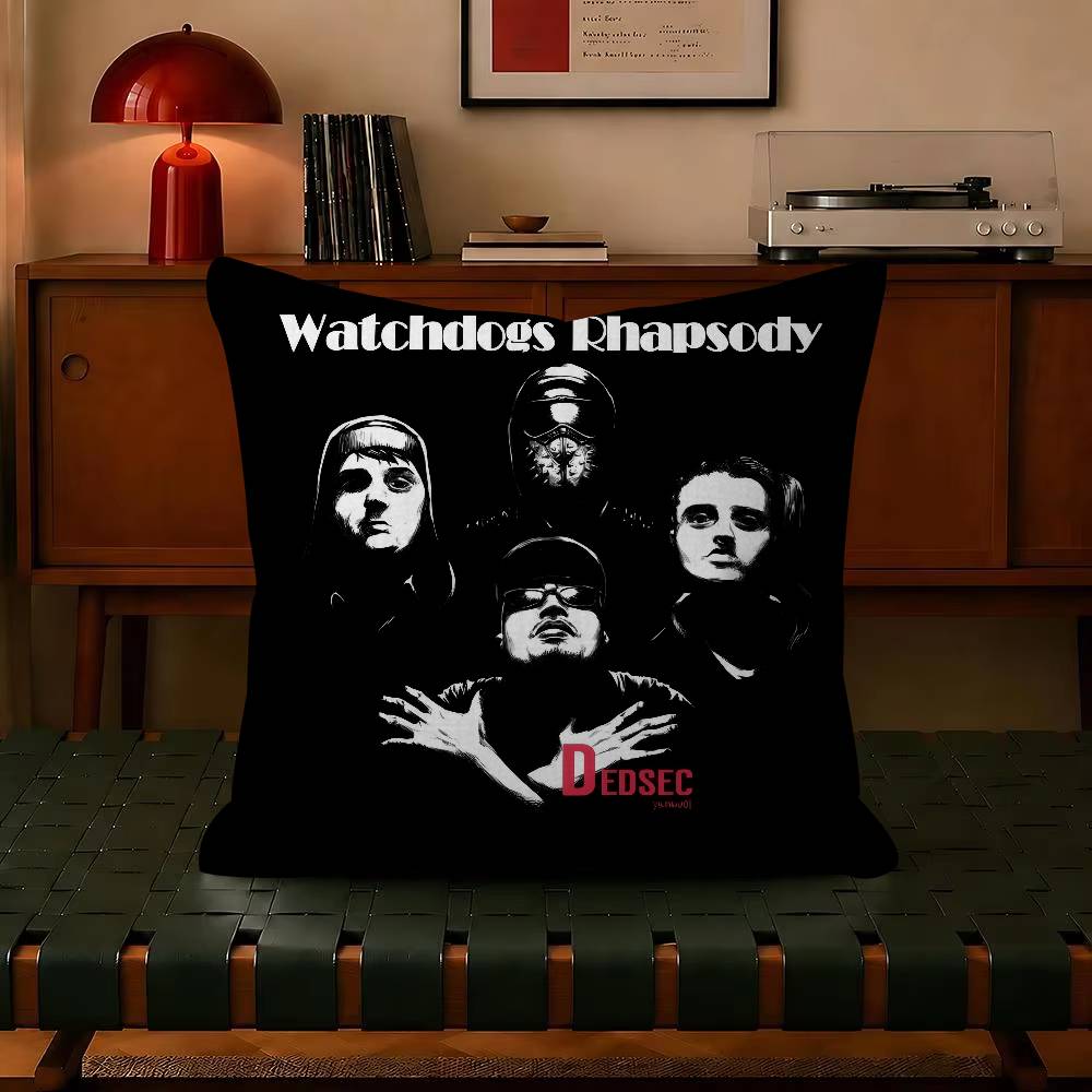 Watch Dogs Game   Decorative Pillowcase Square Pillowcase Home Office Decorative Cushion Cover