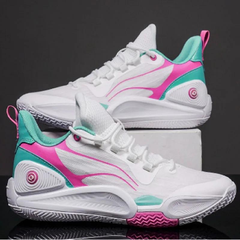 Men Resistant Non-slip high-Top Gym Cushioning Shoes Mens Basketball Shoes Sneakers Breathable Sport Shoes Male Zapatillas 2026