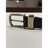 Daks Brown EmboSSed Check Pattern Leather Men S Belt Dbbe4e150w3