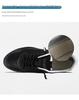 Automne/Hiver Chaussures de Course Décontractées d'Extérieur à Semelles Épaisses Noires pour Homme - Imperméables & Polyvalentes