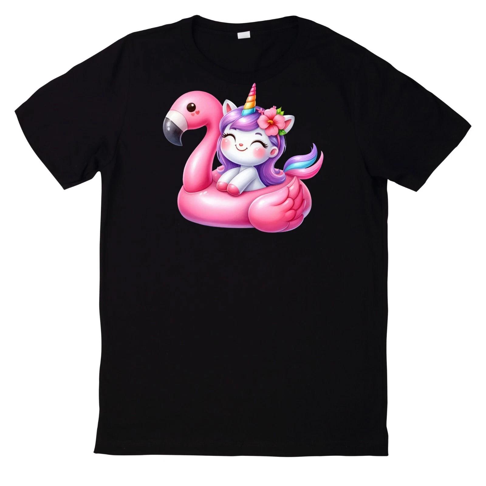 T-Shirt Lustiges Einhorn Poolparty S