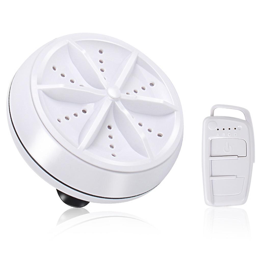 Compact Turbo Washing Machine Laundry Washer USB Rotating for Towel Pants Bra Home Travel Camping Motorhome