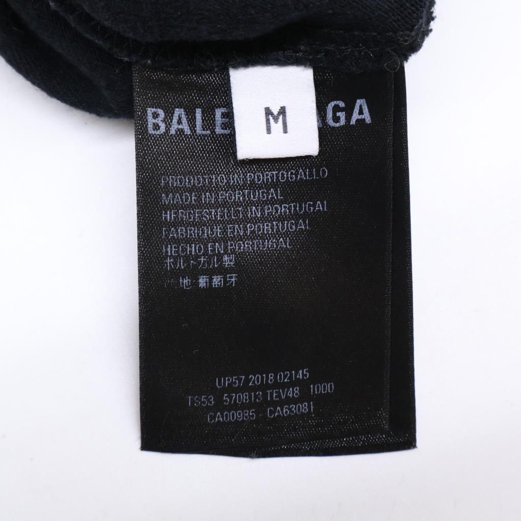 Balenciaga [Domestic Regular] 570813 BB Logo Short Sleeve T-Shirt/ Tops M blackUsed