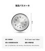 Car Analog Radio Clock Multifunction High Precision Mini Quartz Glow In the Dark Sticky