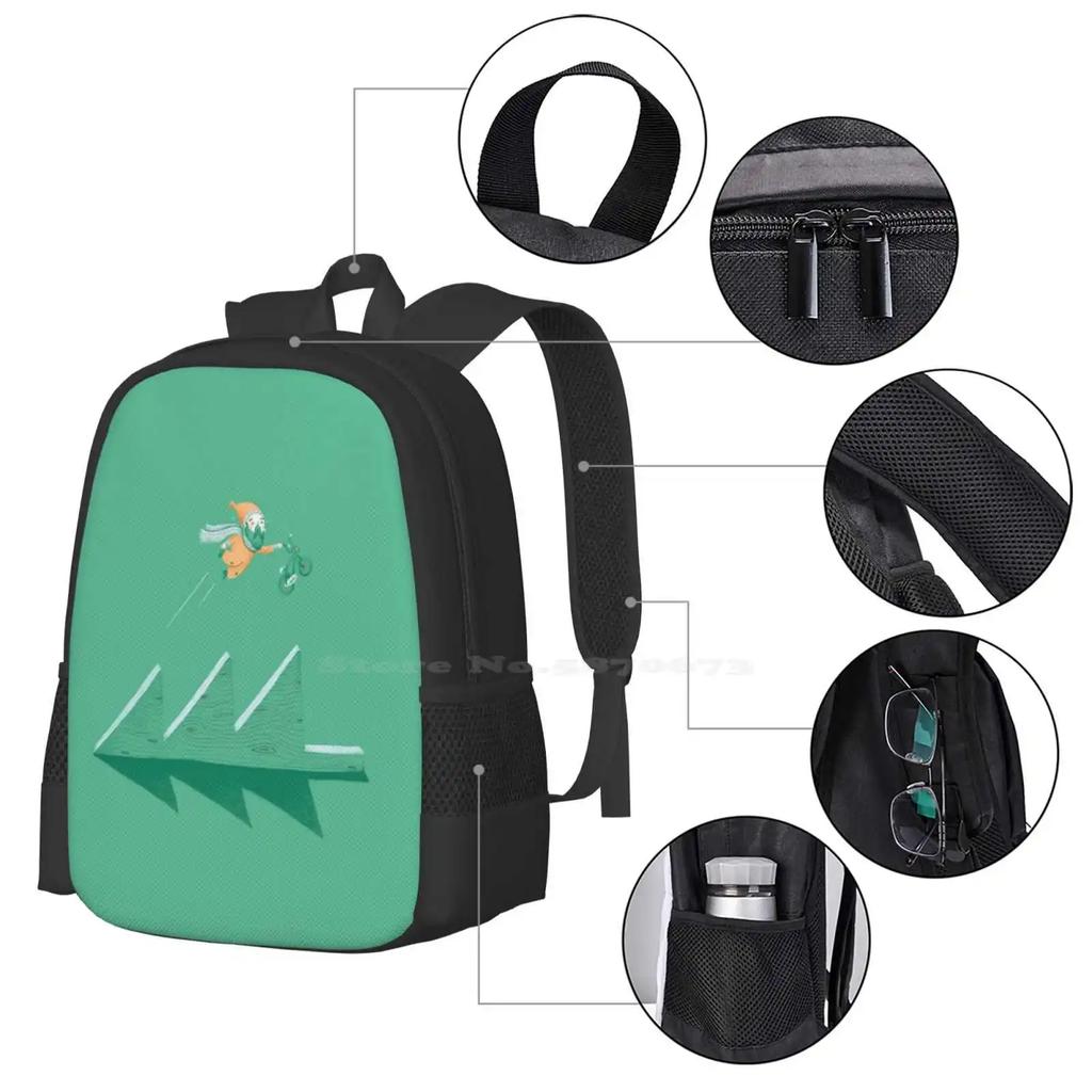 Extreme Christmas Celebration Hot Sale Backpack Fashion Bags Holidays Newyear Christmas Santaclause Wishing Winter Snow Stunt