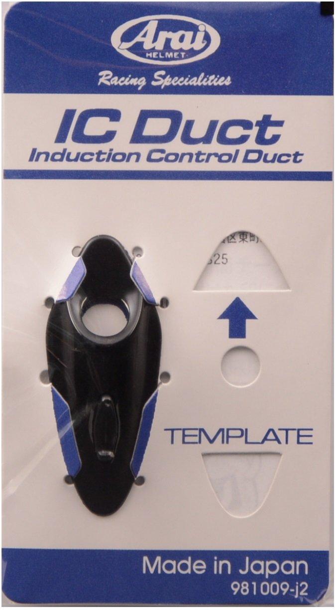

Arai helmet parts IC duct (1 piece) black (old model number: 1843) 101843