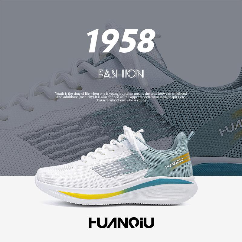 Global sports shoes men's ZHQ-HY099X summer casual lightweight men's shoes soft sole comfortable mesh breathable running shoes