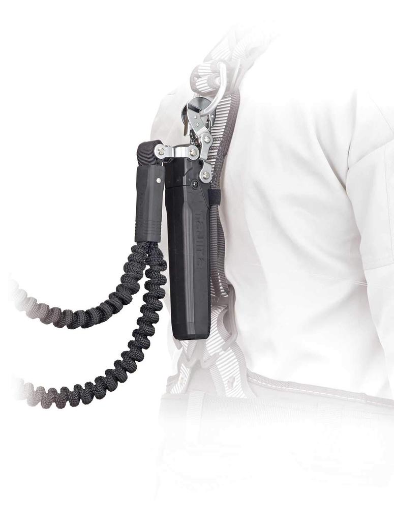 Tajima New Standard Safety Belt Bellows type double lanyard for harness Elastic bellows type rope shortens when not in use Hard quenched gate steel