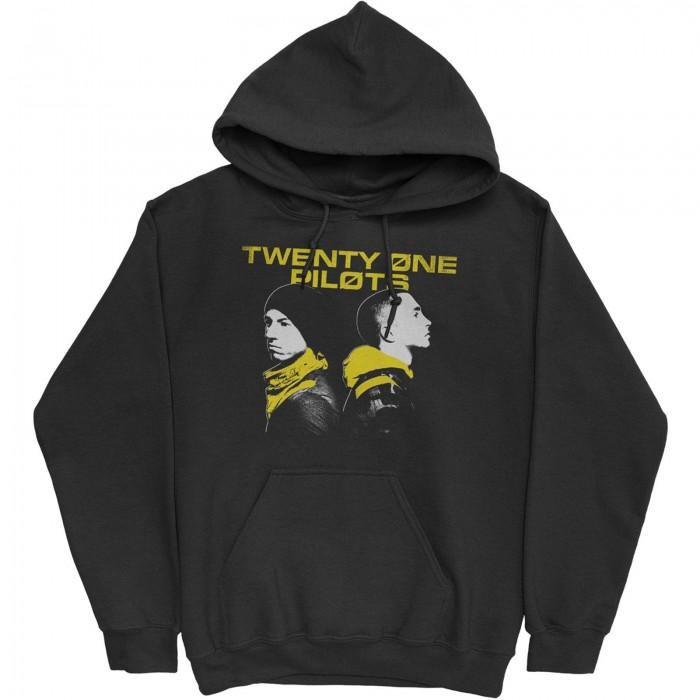 TWENTY ONE PILOTS Unisex mikina s kapucí pro dospělé zády k sobě