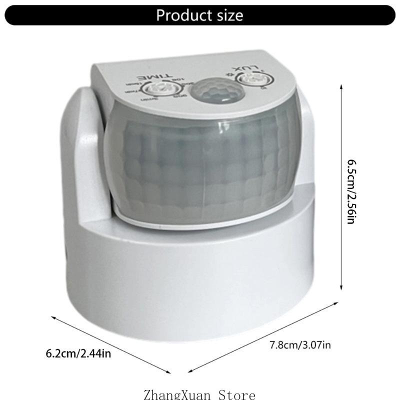 220V~240v Motion Detector Replacement Outdoor Security Motion Detector Movement Switches Double Probe Motion 3XUF