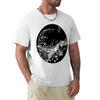 Moon Swallowed By Sea Tshirt Art Pattern Printed Casual Top