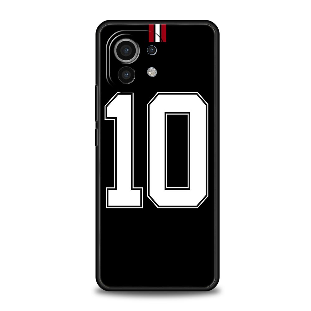 Fußball 10 Spieler Handyhülle Cover für Xiaomi Mi 17 Pro Max 15 14 13 12 11 Ultra 15T 14T 13T 12T 11T Pro Lite Weiche TPU Hülle
