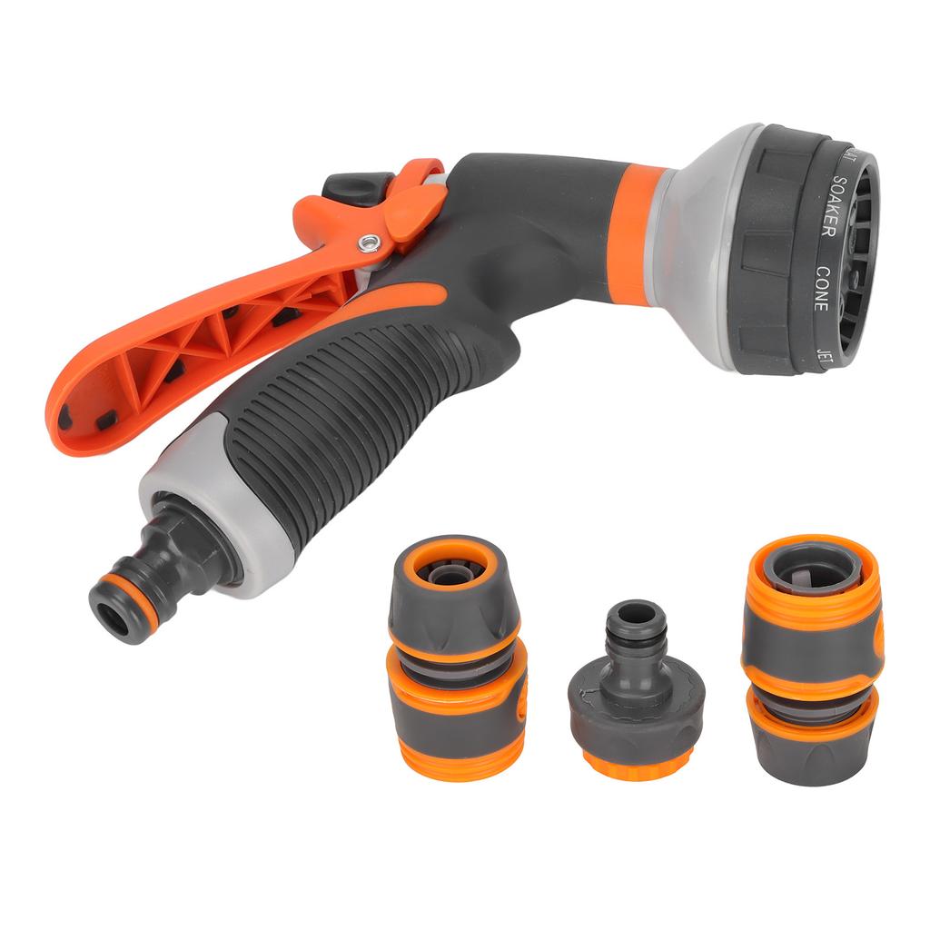 Garden Hose Nozzle Adjustable Ergonomic Tool Free Water Hose Nozzle Sprayer for Outdoor Car Washing