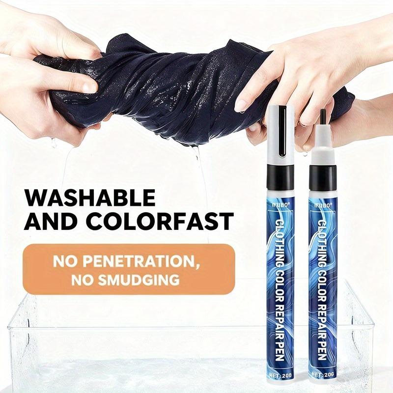 IFUBO Stoffreparaturstift | Lichtechte permanente Tinte | Sofortige Reparatur für Kleidung Jeans Anzüge | Mehrfarbiger DIY-Marker