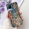 For Vivo V21 4G Case V2066 V2108 New Luxury Flowers Painted Cover Soft Slim Phone Case For Vivo V21e V2061 V 21 VivoV21 e Fundas