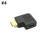 Angle Rotating Connector Port Saver Converter To Female Adapter HDMI-compatible Male