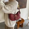 Stylish Pu Crescent Bag For Women With Chic Design And Versatile Color Options