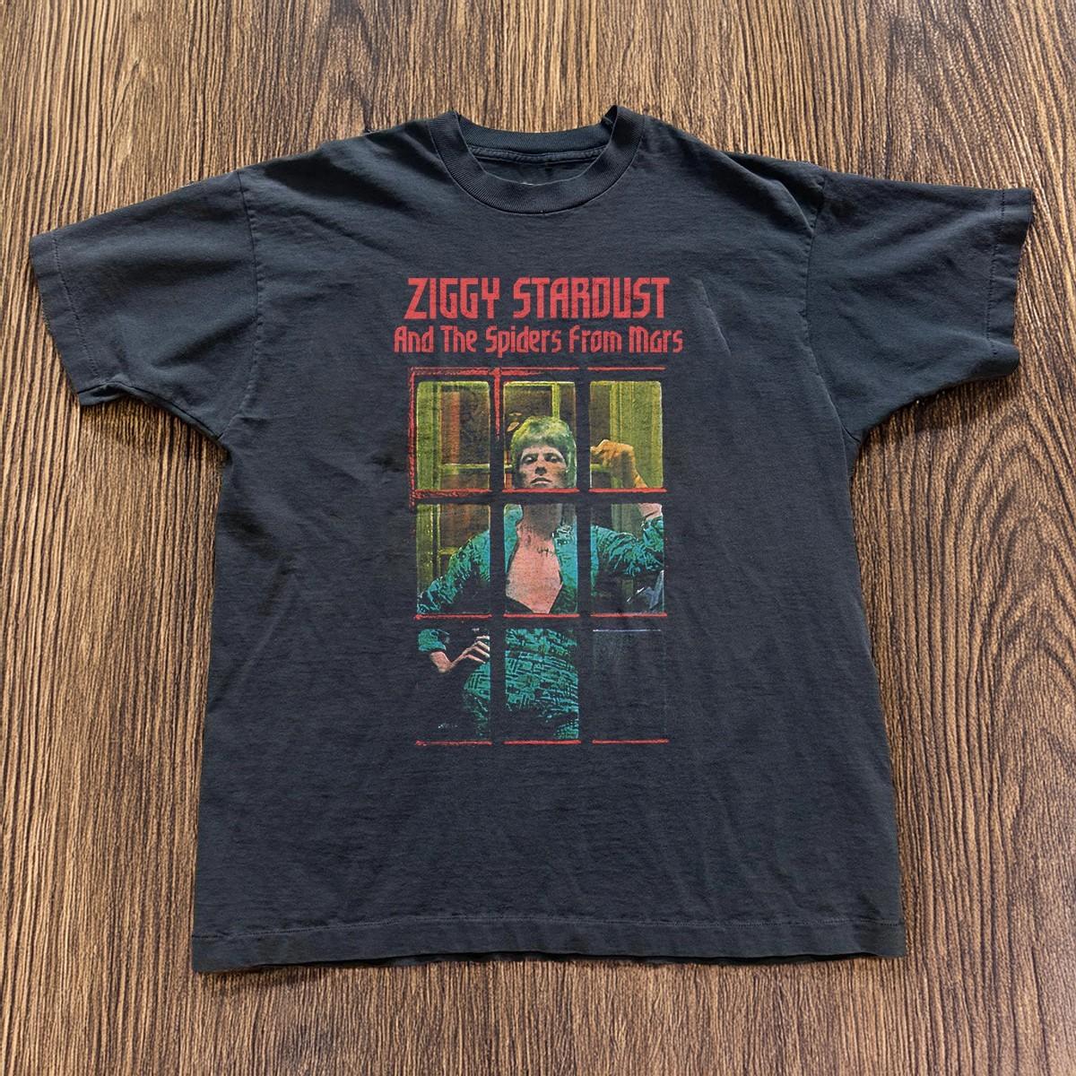 David Bowie Stardust Unisex Black T-shirt Size S-5XL M