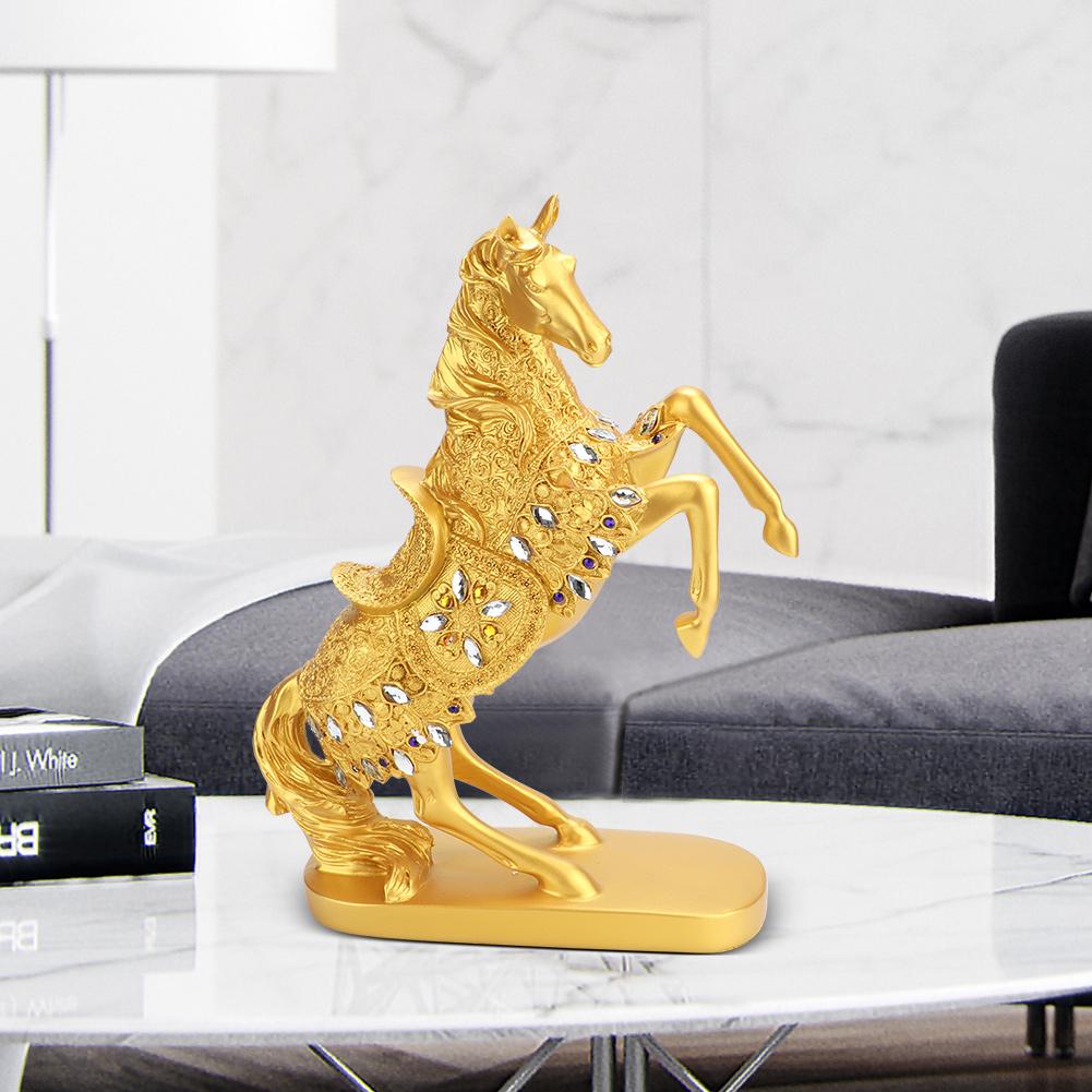 European Style Retro Horse Craft Statue Home Office Bar Decoration Ornament Birthday Gift
