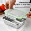 RuHan 304 Stainless Steel Rectangular Food Storage Containers