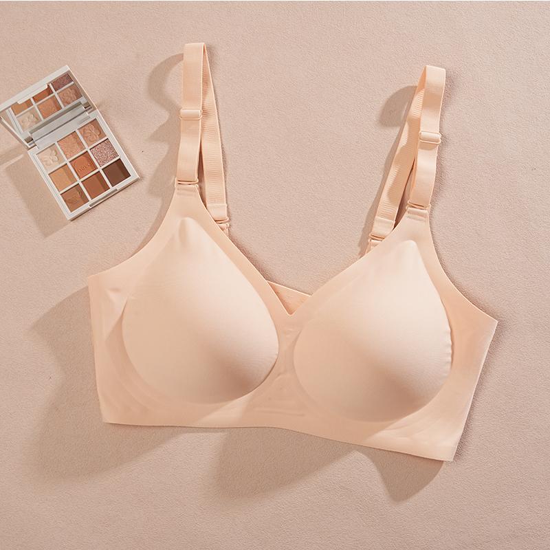 1PCS Sexy Seamless Bras Lady Push Up Underwear Sleep Removable Padded Bralette One Piece Brassiere Wireless Comfort Intimate