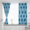Short Curtain Finished Product Clearance Full Blackout Orange Internet Celebrity Fruit Small Curtain Bay Window Children'S Digital Printing Cartoon