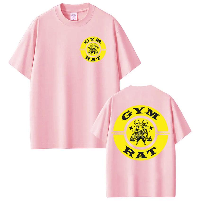 Anime Demon Slayer Uzui Tengen T Shirts Funny Ninja Muscular Mouse Cute Style T-shirt Fashion Oversized Cotton Short Sleeve Tees