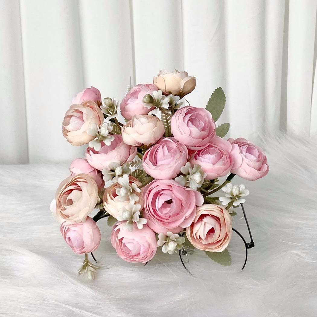 

1 букет искусственных цветов с искусственными цветами для домашнего декора