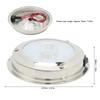 LED RV Dome Light RV Ceiling Dome Light IP65 Waterproof 316 Stainless Steel Housing DC12‑24V Marine Courtesy Lamp