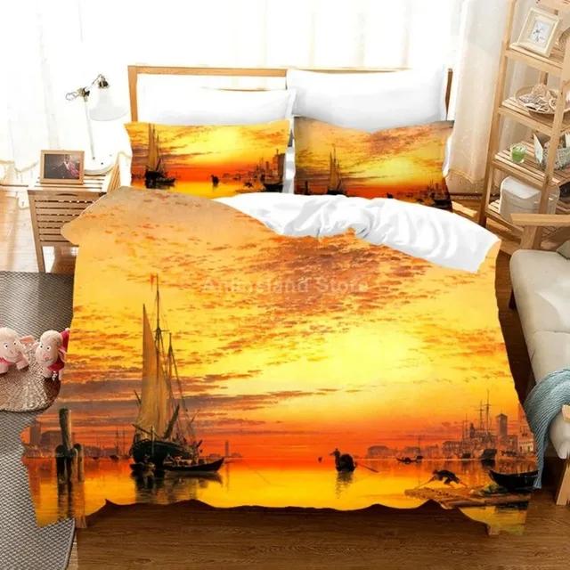 Van Gogh Oil Painting Art Bedding Set Queen King Size Bedroom Decor Quilt Cover Pillowcase Duvet Cover Home Textile