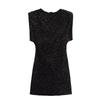 2024 European & American Women's Fashion: Sequin Tie-Up Dress for Autumn/Winter (Style 8797)