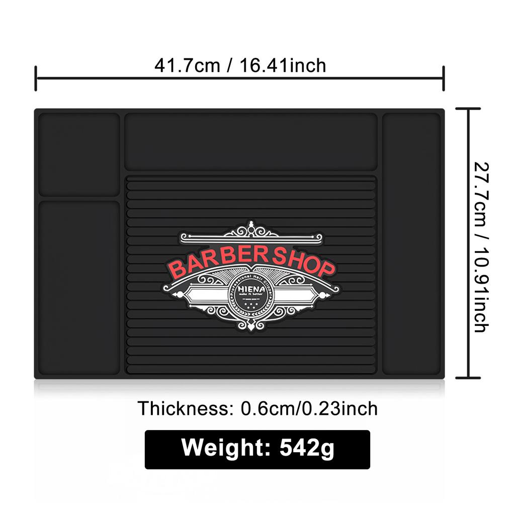 Hair Salon Anti Slip Heat Resistant Mat for Barber Tools Organizer Haiyina Styling Station Accessories 50x70cm