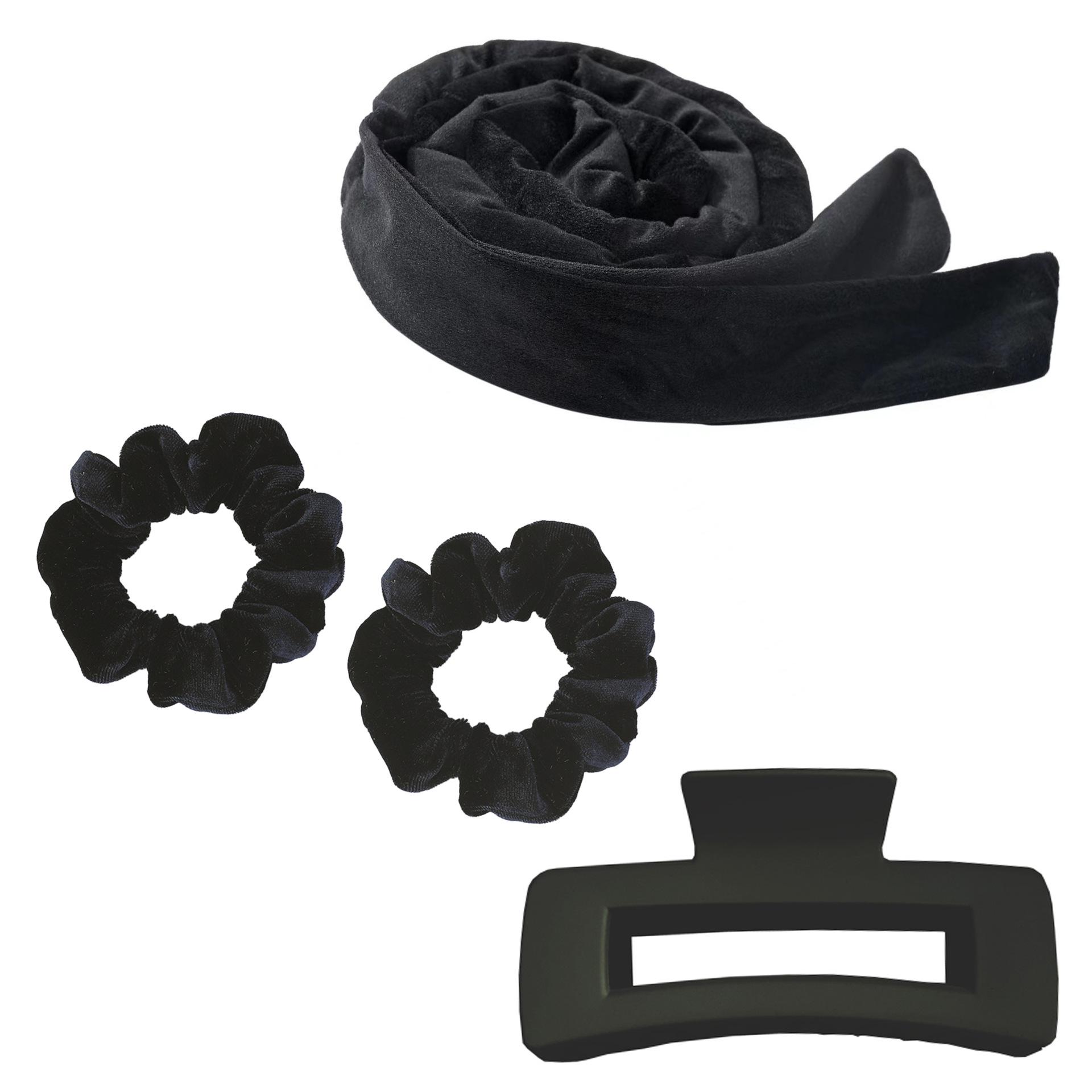 

Роскошный набор бигуди из голландского бархата — мягкие щипцы для завивки и резинки для волос