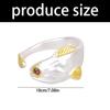 Openable Goldfish Jewelry Ring Double Color Design Lightweight Alloy Craft Perfect For Gift Exchange
