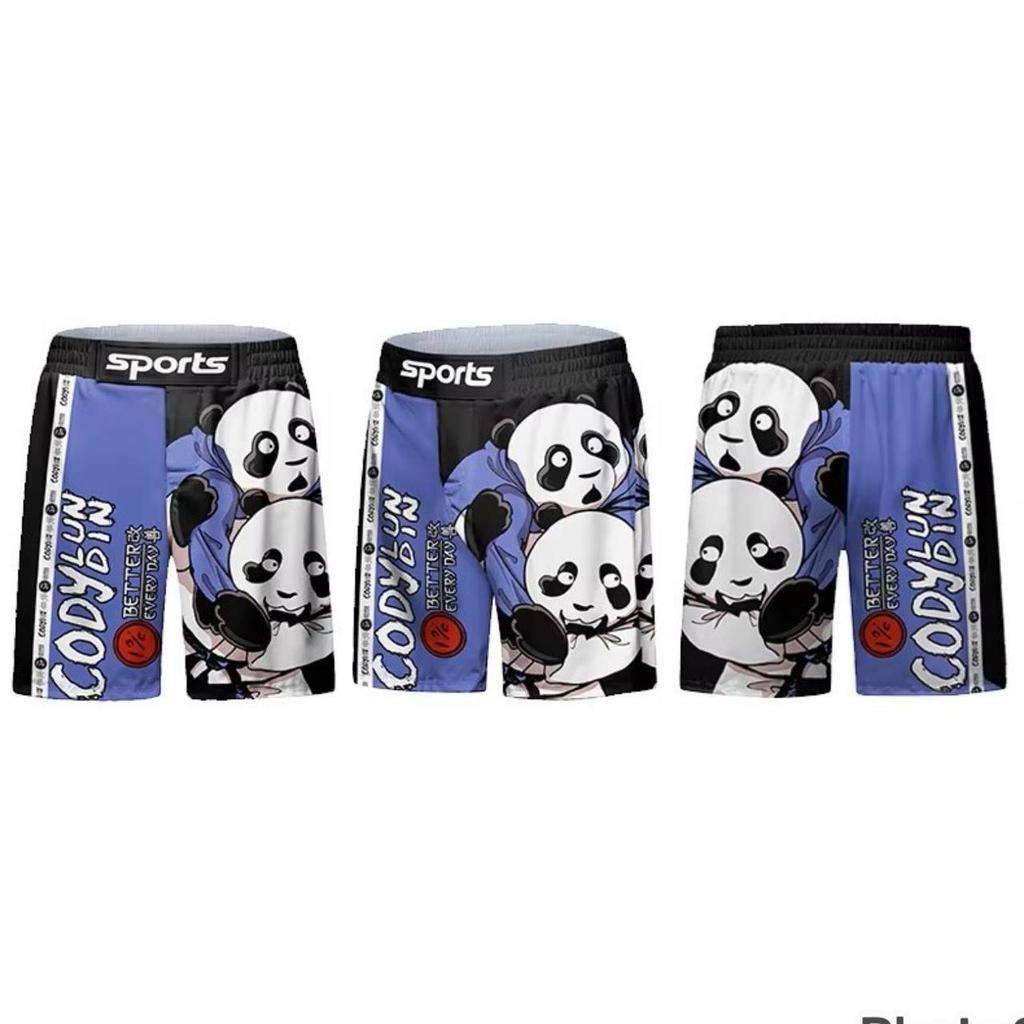 MMA Muay Thai Kickboxing Boxing Shorts Elastic Waist  Unisex Men Women Print Fight UFC Martial Art Fitness Gym Training Sport Workout