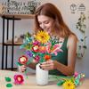 756 PCS Flower Bouquet Building Sets - 11 Kinds of Building Block Flowers, Botanical Collection Crafts Set for Home Office Decoration, Valentines Day