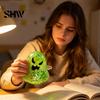 Ghost Sensory Toy Halloween Stress Relief Toy, Spooky Glitter Squeeze Clear Fidget for Focus and Relaxation Hand Tools
