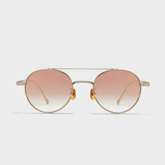 Alai Two-Bridge Titanium Tint Sunglasses