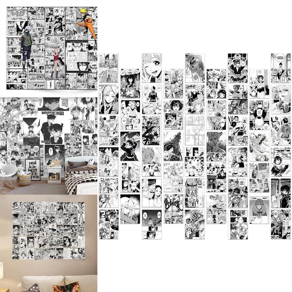 Japanese Popular Anime Self-adhesive Wall Stickers Wallpaper For Vibrant Room Decoration