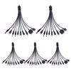 10-in-1 Multi-Device Charging Cable 23cm PVC Tangle-Free Cord Universal High Toughness Data Cable for Most Phone