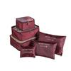 6PCS Travel Storage Bag Set for Clothes Tidy Organizer Wardrobe Suitcase Pouch Travel Organizer Bag Case Shoes Packing Cube Bag
