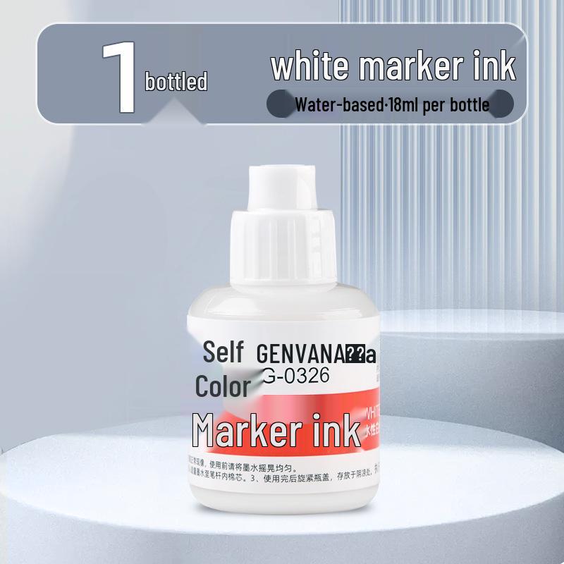 Jin Wannian 45mm Long-Head Refillable Waterproof Marker Pen for Deep Hole Woodworking and Construction.