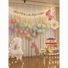 Xiaohongshu First Birthday Balloon Decoration Set for Boys and Girls: Party Background Scene Arrangement