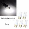 5 Pieces 10SMD 1210 194 168 192 W5w SMD Dome Index Car LED Lamp Bulbs Wedge White Light DC12V Auto Signal Stop Light