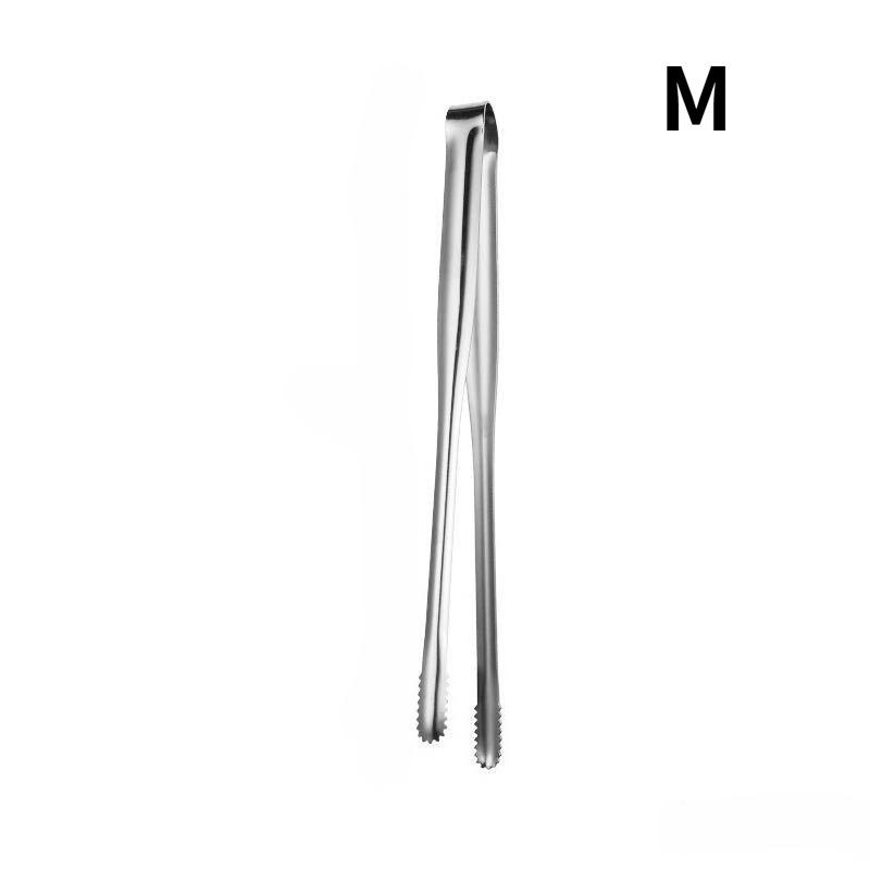 1/2pc Food Tongs Stainless Steel Grill Tongs Steak Bread Salad  Kitchen Tongs Home Outdoor BBQ Non-Slip Tweezers Buffet Clip