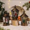 Christmas Decoration Retro Mailbox Small Wind Lamp LED Christmas Night Light Christmas Gift Ornaments Window Accessories