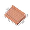 Solid Wood Table Sign Holder - Beveled Base for Hotels, Restaurants, and Shops