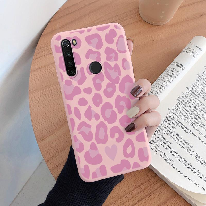 Case For Redmi Note 8 8T Soft Silicone TPU Back Cover Case Protective Coque For Redmi Note8 Shell 8 T Leopard Painted Bumper