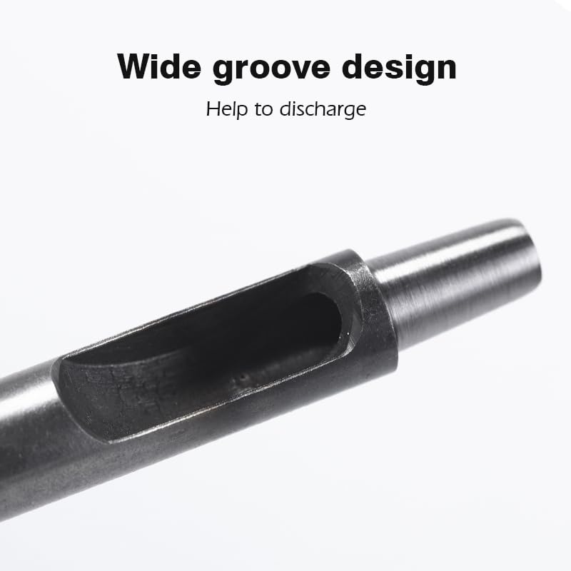 WUTA SPC Hole Punch Set, 10 Sizes, Belt Punch, Round Hole Punch, Leather Punch (0.5, 1, 1.5, 2, 2.5, 3, 3.5, 4, 4.5, 5mm)