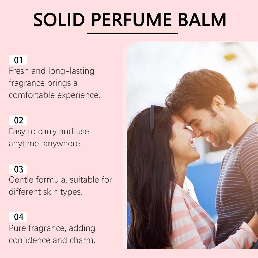 Women's Solid Light Balm, Elegant Refreshing Silky Light Stay Portable Dating Balm For Couples